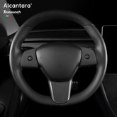 Alcantara Steering Wheel Cover For Tesla Model 3/Y